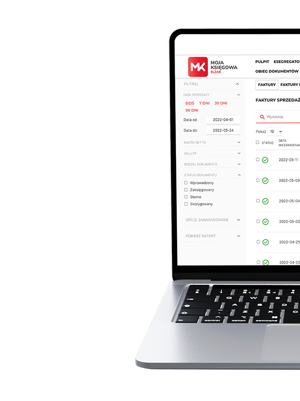 Moja Księgowa Faktury