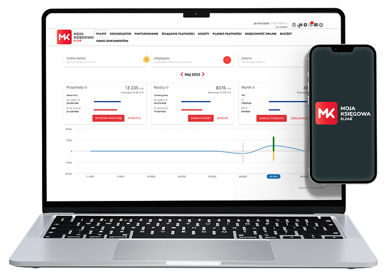 Moja Księgowa Pulpit